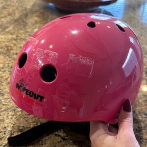 Pink Kids Safety Helmet